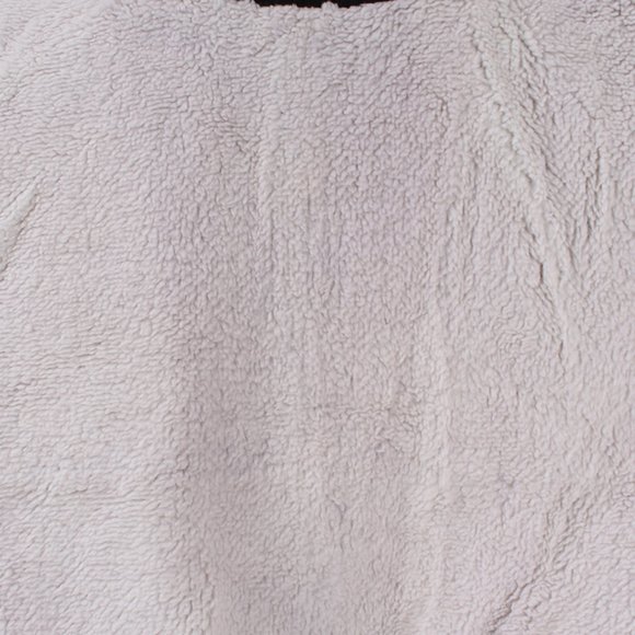 Fur Lined Short Bomber Jacket Patches Black - Picture 3 of 12